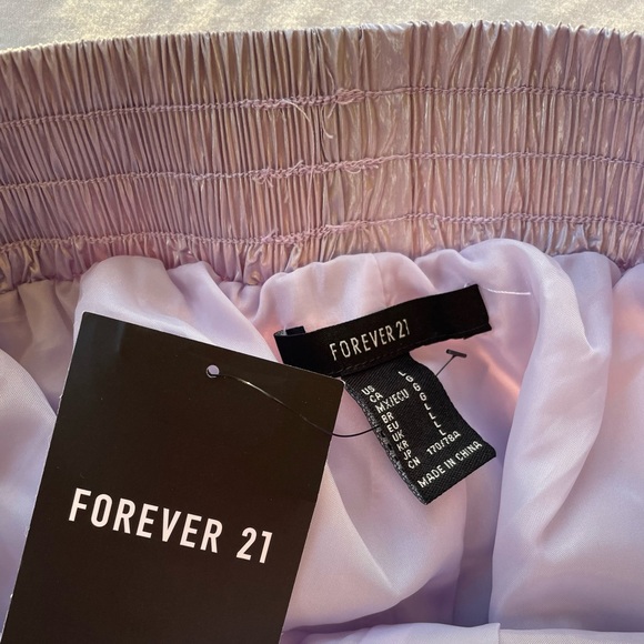 Forever 21 Metallic Purple Cargo Pants - Picture 3 of 4